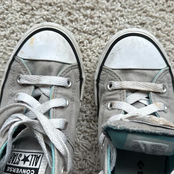 Converse Gray Kids Sneakers with Unicorn Design - Picture 8 of 9